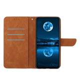 Honor Magic5 Lite Leather Flip Cover m. Lommebok og stropp - brun