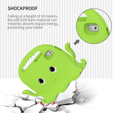 Lenovo Tab M9 Kids Bakdeksel m. Skulderstropp &amp; Håndholder - Octopus - Grønn