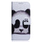 Nokia C22 Leather Flip Cover m. Lommebok og trykk - Panda