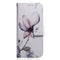 Nokia C22 Leather Flip Cover m. Lommebok og trykk - Blomst