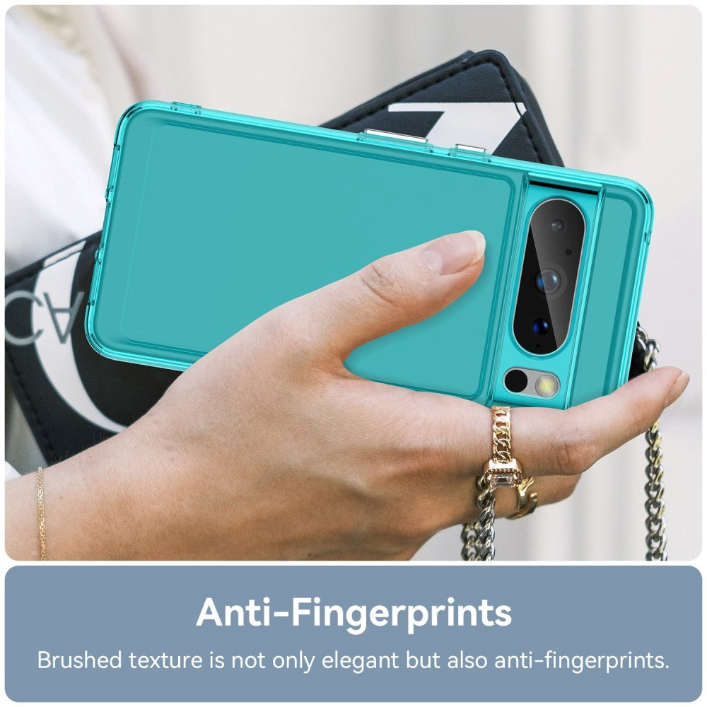 Google Pixel 8 Pro fleksibelt plastdeksel – gjennomsiktig / blå