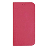 Motorola Edge 40 Leather Flip Cover m. Kortholder og stativfunksjon - Rosa