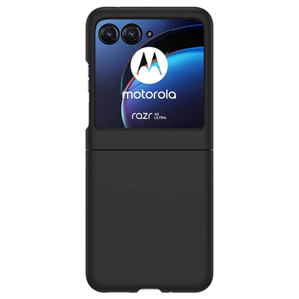 Motorola Razr 40 Ultra Hard Plastic Bakdeksel - Svart