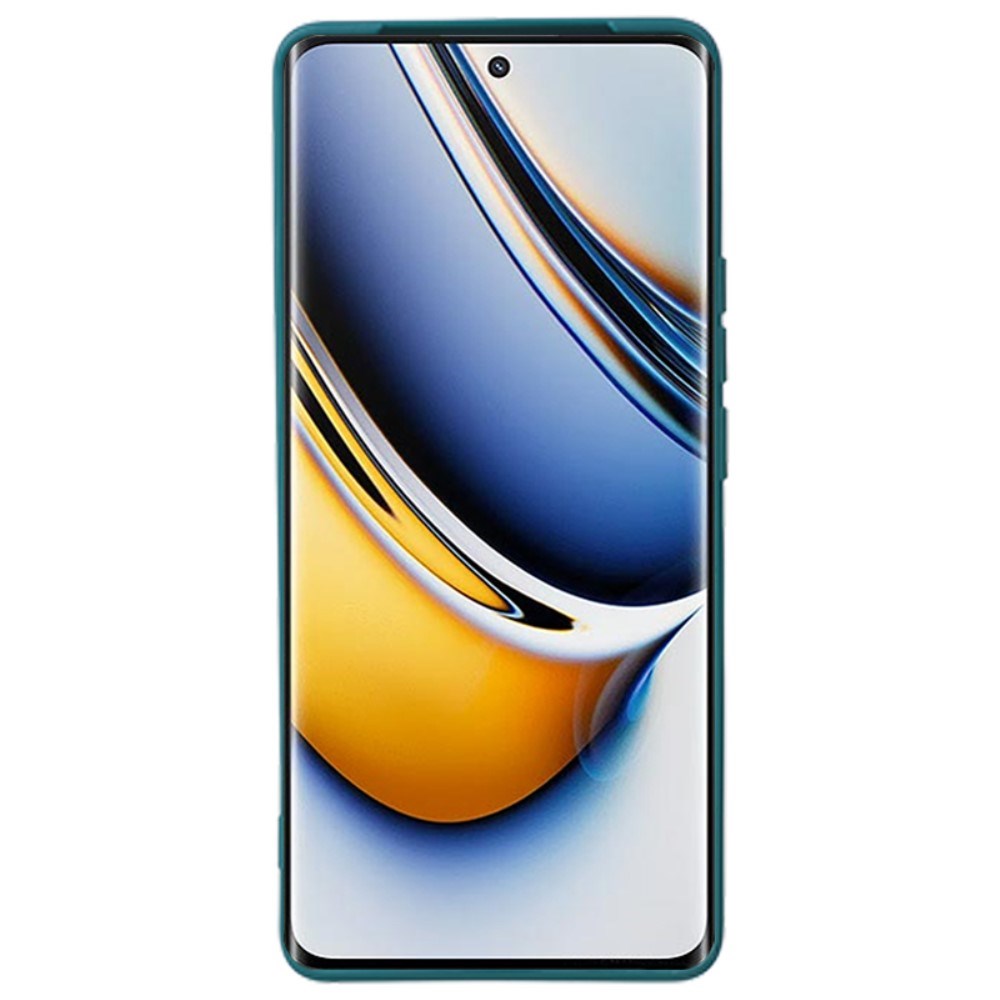 EIDERWOOD Realme 11 Pro+ 5G / 11 Pro 5G fleksibelt TPU plastbakdeksel - Grønn