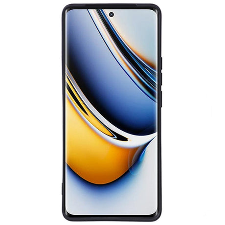 EIDERWOOD Realme 11 Pro+ 5G / 11 Pro 5G fleksibel TPU plastbakdeksel - svart
