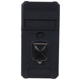 Google Pixel 8 Pro Craftsman Bakdeksel m. Magnetisk stativ, kortholder og kamskyver - svart