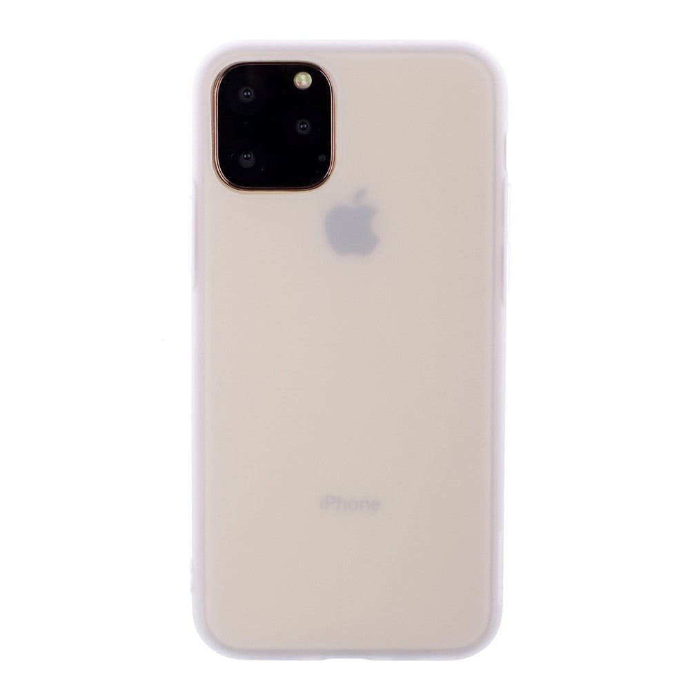 iPhone 15 Pro Max matt fleksibelt plastbakdeksel - hvit