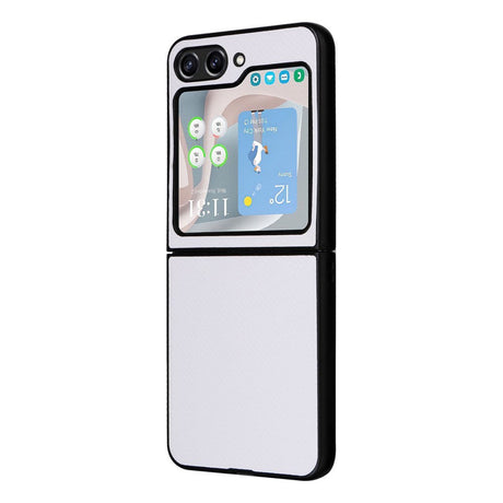 Samsung Galaxy Z Flip5 (5G) Skinndeksel - Hvit karbon