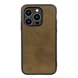 iPhone 15 Plus Skinnbelagt plastbakdeksel - Grønn