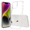iPhone 15 Hybrid Plastik Bagside Cover - Gennemsigtig