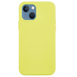 iPhone 15 Liquid Silikone Bagside Cover - Gul
