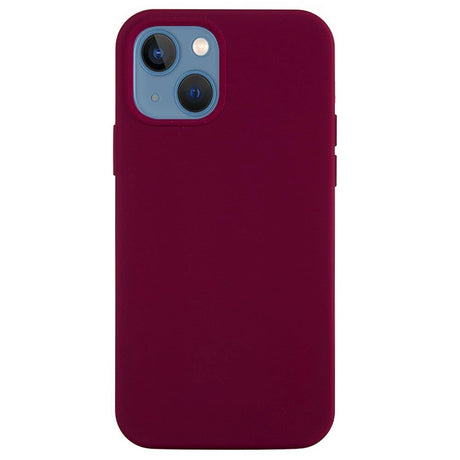 iPhone 15 Flytende Silikon Bakdeksel - Burgundy