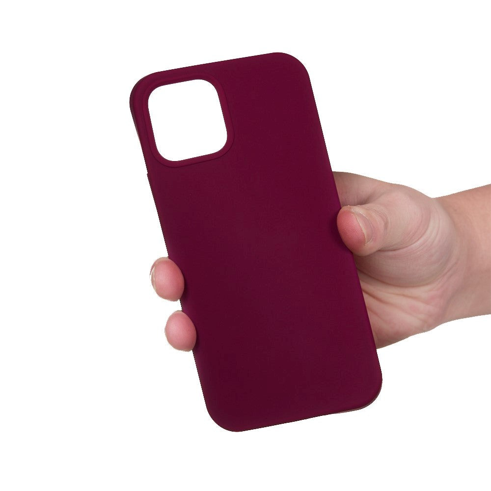 iPhone 15 Pro Max Liquid Silikon Bakdeksel - Burgundy