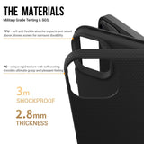 iPhone 15 Plastic Craftsman Bakdeksel - Svart