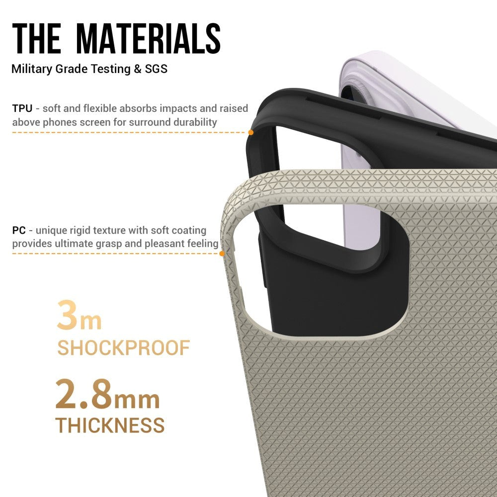 iPhone 15 Plus Plastic Craftsman Bakdeksel - Champagne Gold