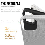 iPhone 15 Plus Plastic Craftsman Bakdeksel - Sølv