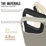 iPhone 15 Pro Plastic Craftsman Bakdeksel - Champagne Gold