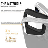 iPhone 15 Pro Plastic Craftsman Bakdeksel - Sølv