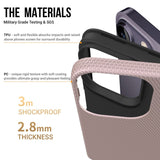 iPhone 15 Pro Max Plastic Craftsman Bakdeksel - Rose gull