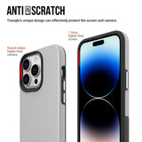 iPhone 15 Pro Max Plastic Craftsman Bakdeksel - Sølv