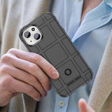 iPhone 15 Rugged Shield Series Craftsman Bakdeksel - Svart
