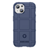 iPhone 15 Rugged Shield Series Craftsman Bakdeksel - Blå