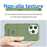 iPhone 15 Pro Rugged Shield Series Craftsman Bakdeksel - Grønn