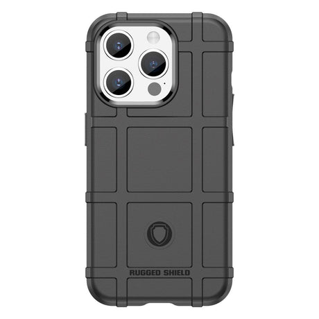 iPhone 15 Pro Max Rugged Shield Series Craftsman-deksel - Svart