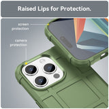 iPhone 15 Pro Max Rugged Shield Series Craftsman Bakdeksel - Grønn