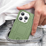iPhone 15 Pro Max Rugged Shield Series Craftsman Bakdeksel - Grønn