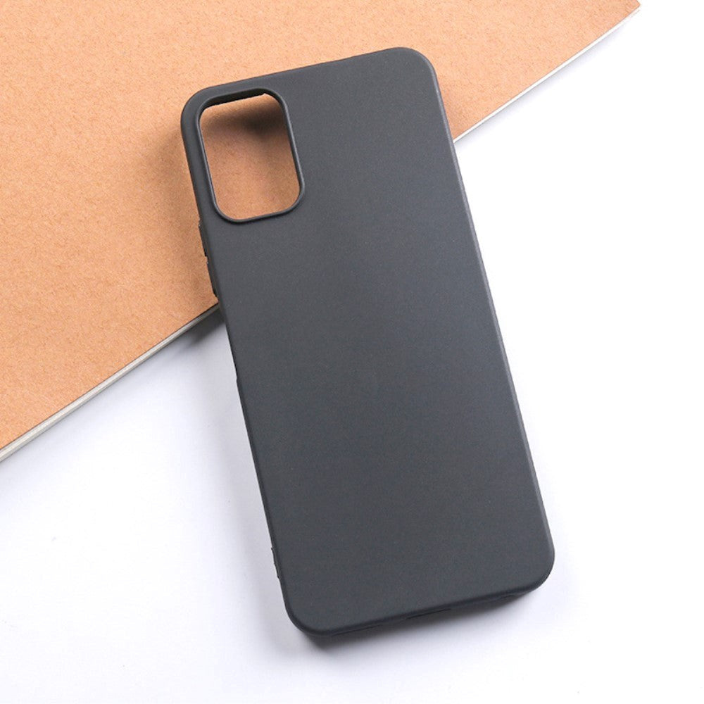 Nokia C32 matt fleksibelt plastbakdeksel - svart