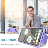 Google Pixel 8 Pro Craftsman Bakdeksel m. Kickstand &amp; Cam Slider - Lilla