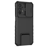 EIDERWOOD Samsung Galaxy A23 / A23 (5G) Håndværker Bagside Cover m. Kickstand & Cam Slider - Sort