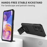 EIDERWOOD Samsung Galaxy A23 / A23 (5G) Håndværker Bagside Cover m. Kickstand & Cam Slider - Sort