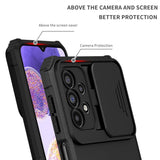 EIDERWOOD Samsung Galaxy A23 / A23 (5G) Håndværker Bagside Cover m. Kickstand & Cam Slider - Sort