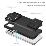 EIDERWOOD Motorola Moto G42 Craftsman Bakdeksel m. Kickstand &amp; Cam Slider - Svart