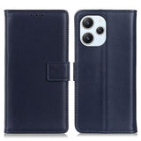 Xiaomi Redmi 12 (4G) / 12 (5G) / Poco M6 Pro (5G) Læder Flip Cover m. Pung & Kickstand - Blå