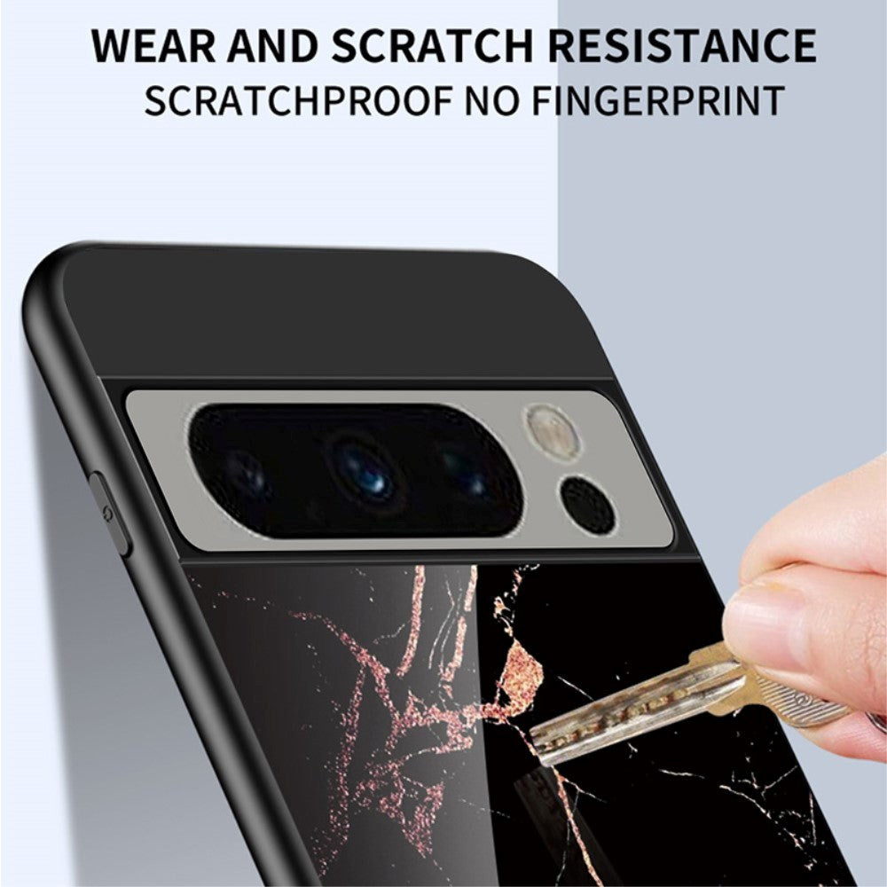 Google Pixel 8 Pro plastbakdeksel m. Glassbakside - Duemotiv