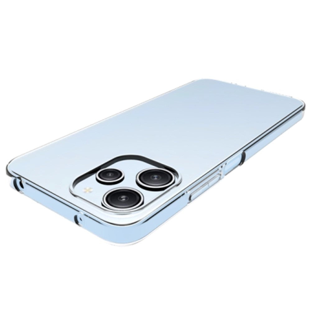 Xiaomi Redmi 12 (4G) / 12 (5G) / Poco M6 Pro (5G) Fleksibelt Plastik Bagside Cover - Gennemsigtig