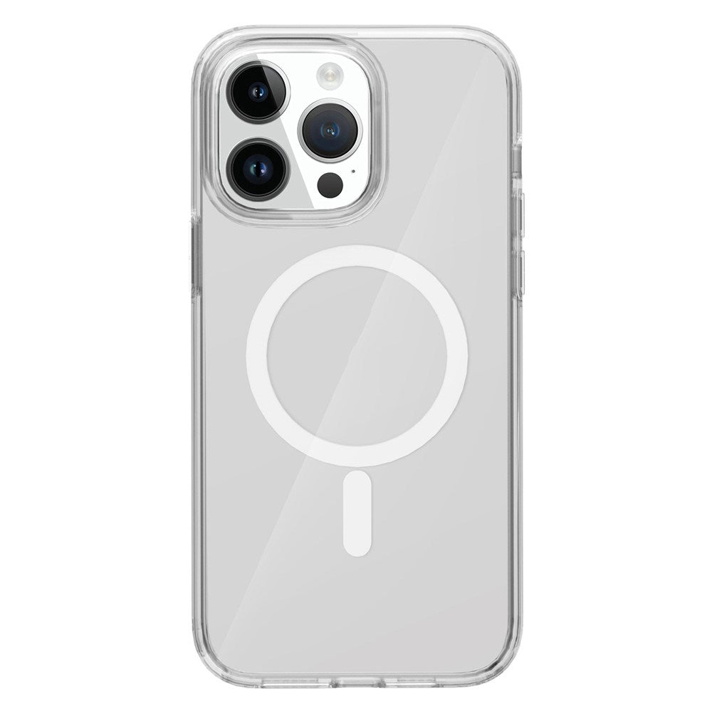 EIDERWOOD iPhone 15 Pro Hybrid Plast Bagside Cover - MagSafe Kompatibel - Gennemsigtig