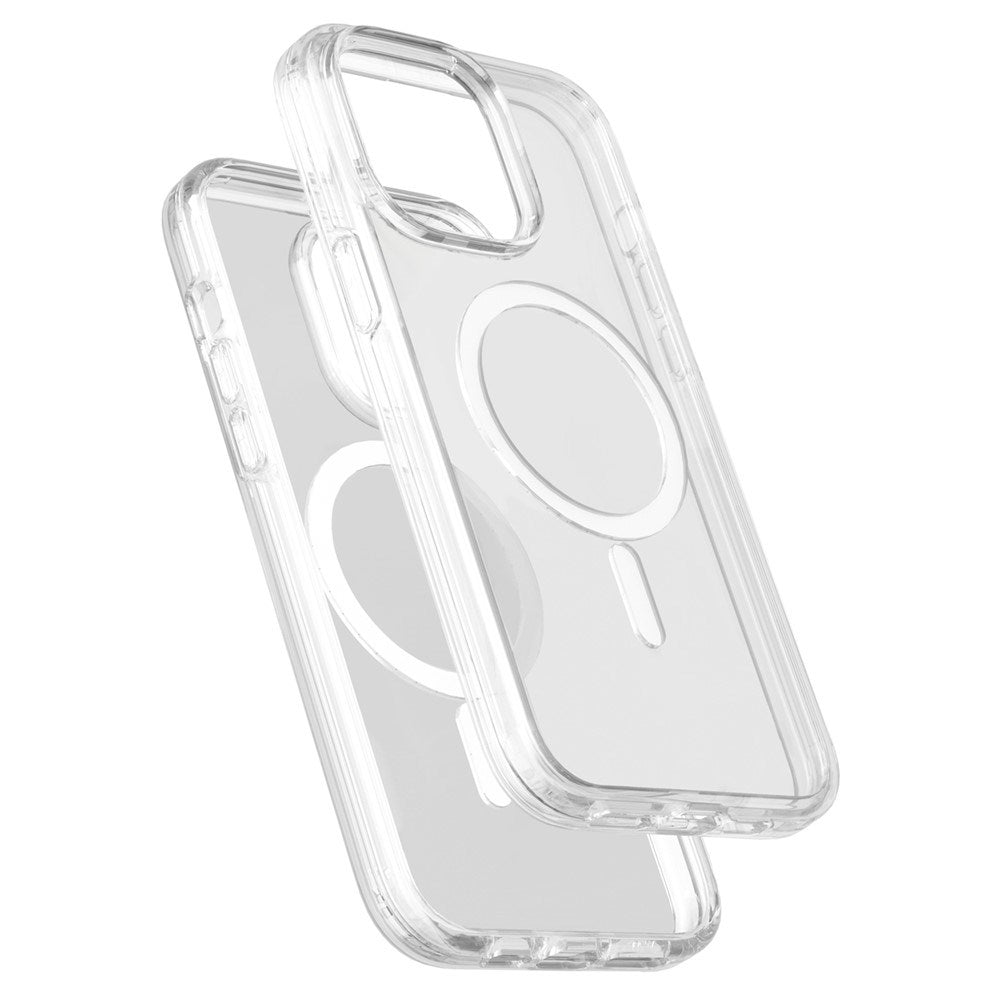 EIDERWOOD iPhone 15 Pro Hybrid Plast Bagside Cover - MagSafe Kompatibel - Gennemsigtig