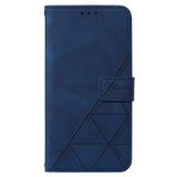 Samsung Galaxy S23 FE Leather Flip Cover m. Lommebok og skulderstropp - Mørkeblå