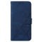 Samsung Galaxy S23 FE Leather Flip Cover m. Lommebok og skulderstropp - Mørkeblå