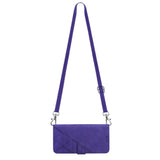 Samsung Galaxy S23 FE Leather Flip Cover m. Veske og skulderstropp - Lilla