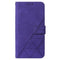 Samsung Galaxy S23 FE Leather Flip Cover m. Veske og skulderstropp - Lilla