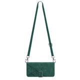 Samsung Galaxy S23 FE Leather Flip Cover m. Veske og skulderstropp - Grønn