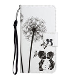 Samsung Galaxy S23 FE Læder Flip Cover m. Strop & Pung - Mælkebøtte