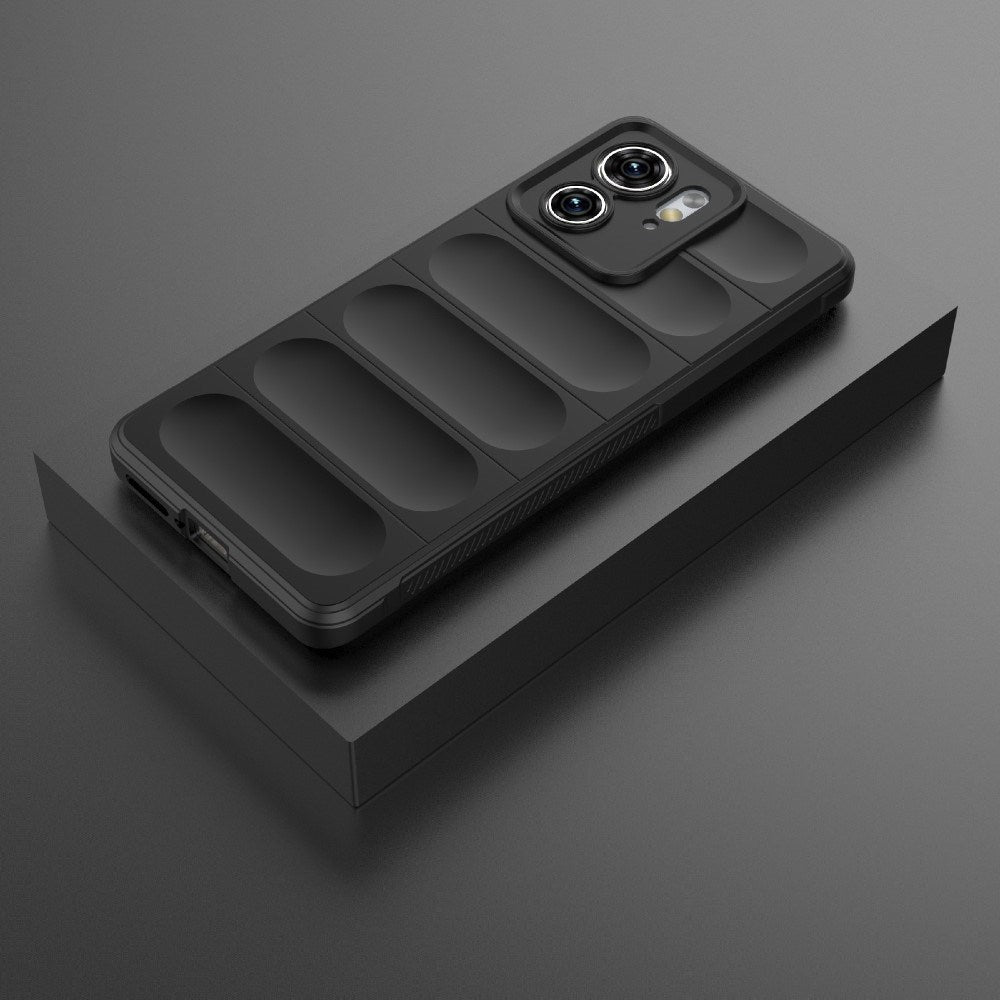 EIDERWOOD Motorola Edge 40 fleksibelt plastdeksel - svart