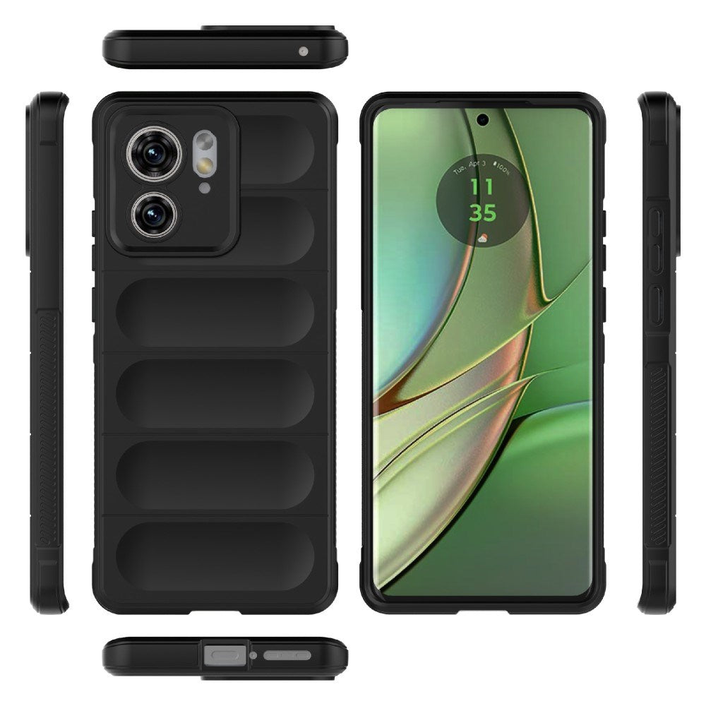 EIDERWOOD Motorola Edge 40 fleksibelt plastdeksel - svart