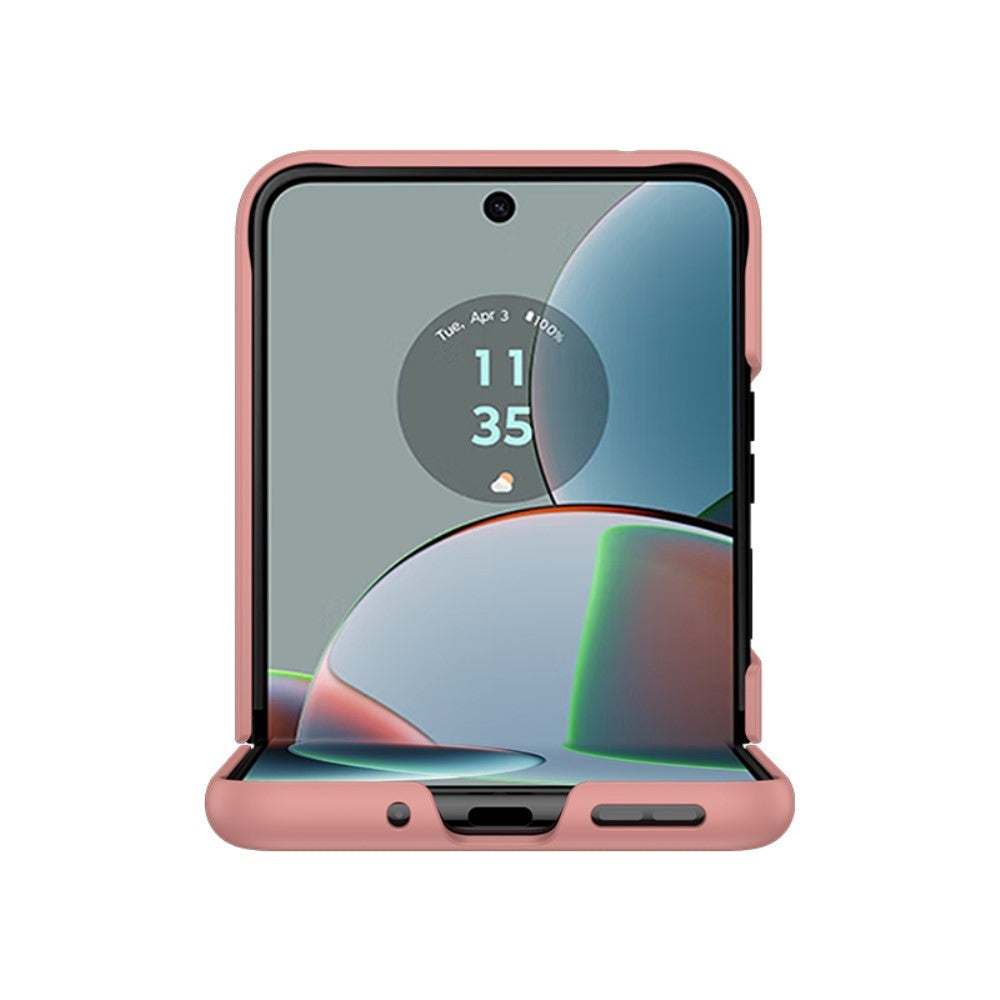 Motorola Razr 40 Hard Plastic Bakdeksel - Rosa